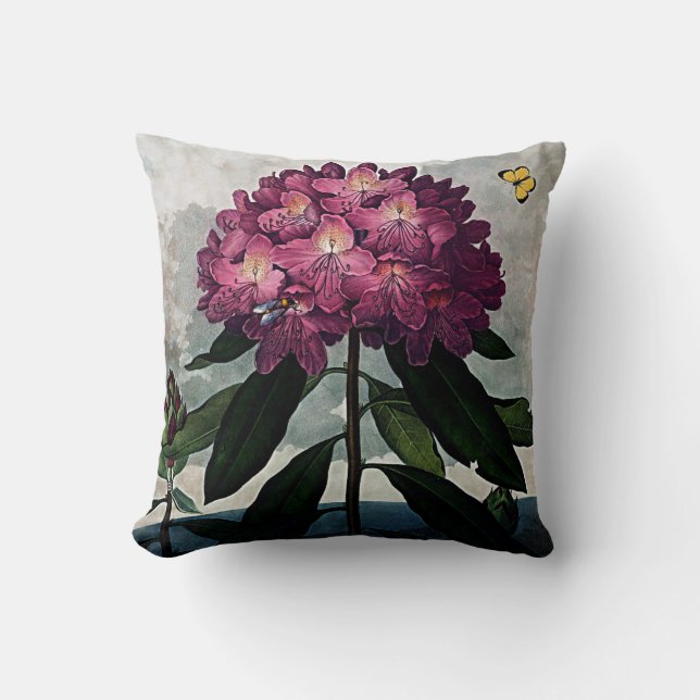 Fleurs botaniques les coussins de rhododendron (Recto)