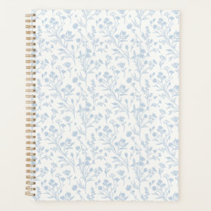 Fleurs bruissantes Bleu poussiéreux - Neutre