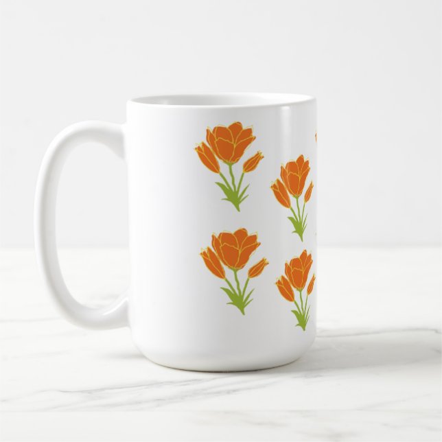 fleurs café tasse thé (Gauche)
