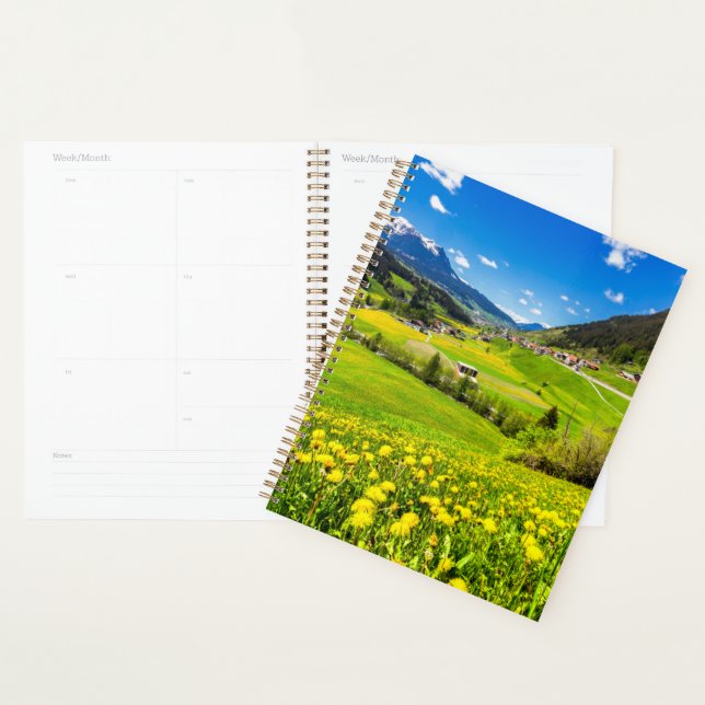 Fleurs | Canton des Grisons de Dandelion, Suisse (Devant avec enveloppe)