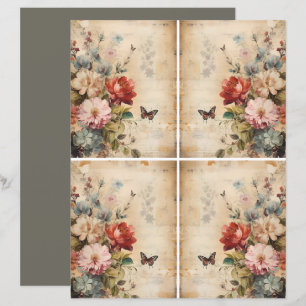 Fleurs Collage Vintage 2b