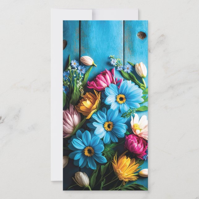 Fleurs colorées (Devant)