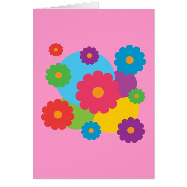 Fleurs colorées (Devant)