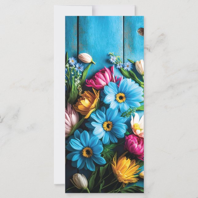 Fleurs colorées (Devant)