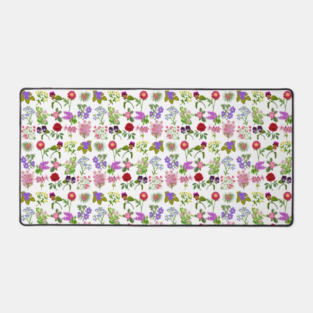 Fleurs colorées du jardin (Recto)