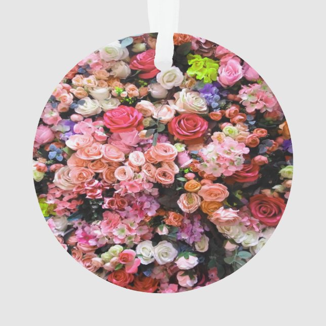 Fleurs colorées en Bouquet floral fleuri (dos)