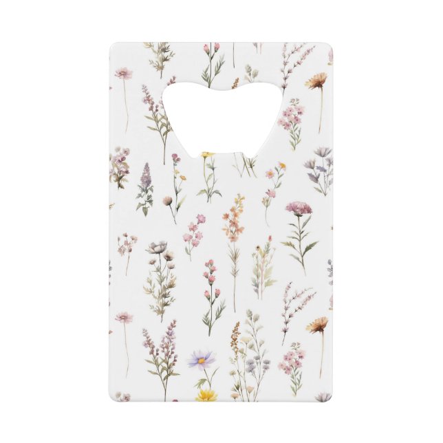 Fleurs colorées, Fleurs sauvages, Fleurs de Jardin (Devant)