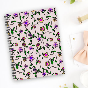 Fleurs Colorées, Motif Floral, Feuillage, Boho