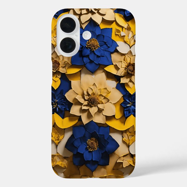 Fleurs coque iphone - Design Floral avec Durable (Verso)