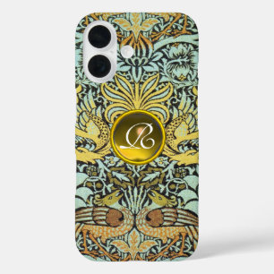 FLEURS, COQUES DE PAIX ET DRAGONS MONOGRAMME DE GE
