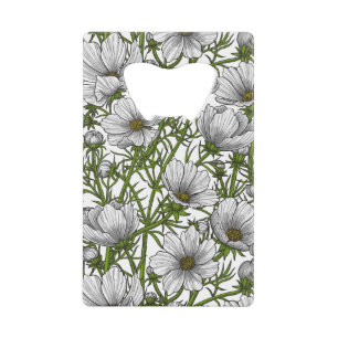 Fleurs cosmos blanches