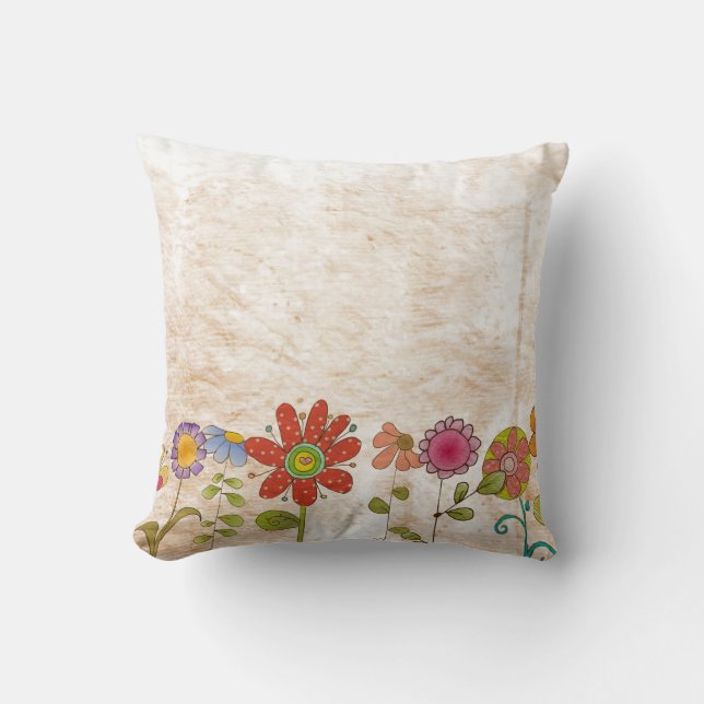 Fleurs Coussins américains MoJo (Recto)