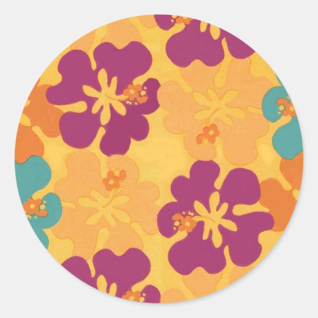 Fleurs d'Aloha - Sticker (Devant)