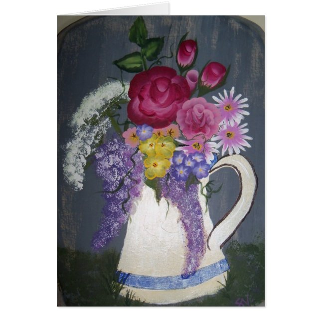 "Fleurs dans le broc " (Devant)