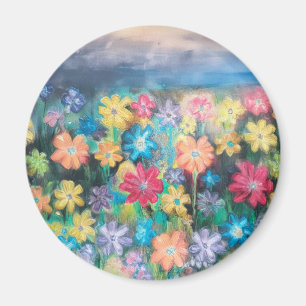Fleurs dans le Magnet de Pastels