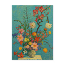 fleurs dans le vase Carte postale
