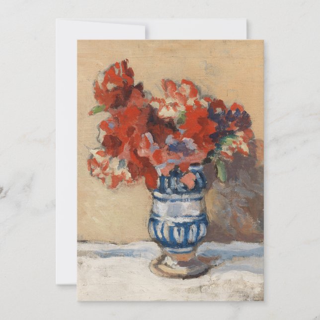Fleurs dans un Vase Bleu | Christopher Wood (Devant)
