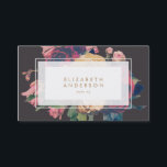 Fleurs d'antiquités foncées Carte de visite Rose<br><div class="desc">Pour des articles de papeterie,  de publicité ou de merchandising supplémentaires zazzle correspondant à cet article,  veuillez nous contacter par l'intermédiaire du designer contact sur la page d'accueil de zazzle.</div>