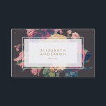 Fleurs d'antiquités foncées Carte de visite Rose<br><div class="desc">Pour des articles de papeterie,  de publicité ou de merchandising supplémentaires zazzle correspondant à cet article,  veuillez nous contacter par l'intermédiaire du designer contact sur la page d'accueil de zazzle.</div>