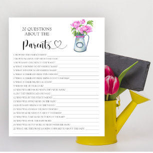Fleurs d'aquarelle - jeux sur les parents