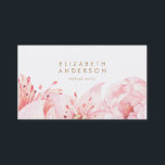 Fleurs d'aquarelle rose Lys Carte de visite<br><div class="desc">Pour des articles de papeterie,  de publicité ou de merchandising supplémentaires zazzle correspondant à cet article,  veuillez nous contacter par l'intermédiaire du designer contact sur la page d'accueil de zazzle.</div>