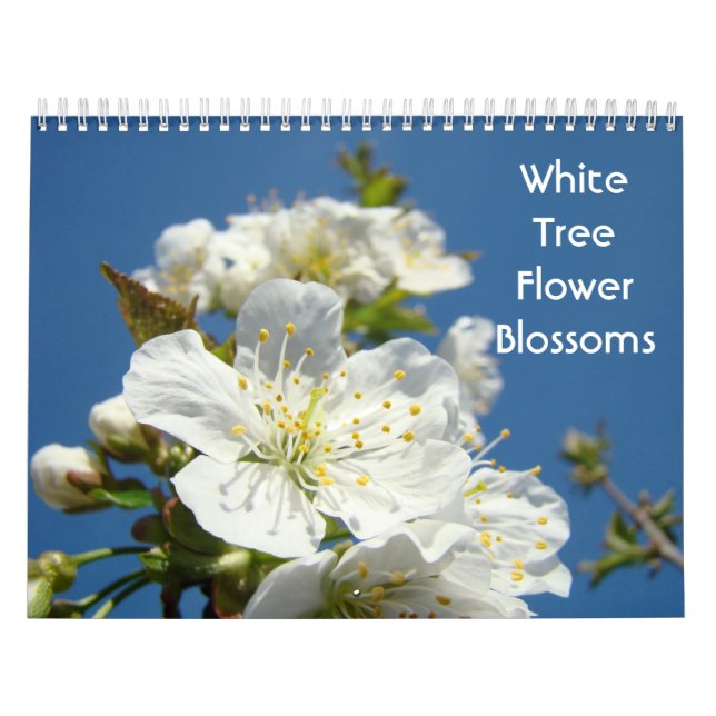 Fleurs d'Arbre Blanc Calendriers de Fleurs Photogr (Protection)