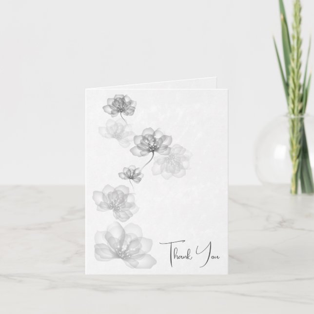 Fleurs D'Argent Iridescentes Pour Un Merci De Symp (Devant)