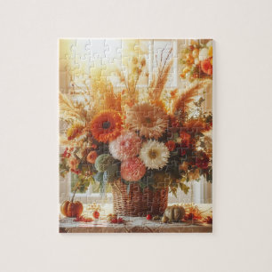 Fleurs d'automne douces Puzzle