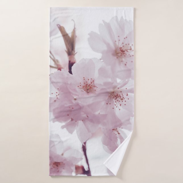 FLEURS DE BLOSOMES DE CHERRY (Serviette de bain)