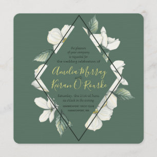 Fleurs de bois de chien, Faire-part de mariage