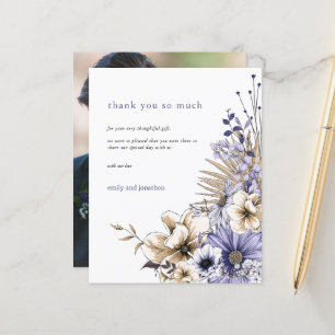 Fleurs de Budget Photo Mariage Remerciements Lilas
