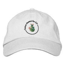 Fleurs de cactus pour casquette brodé des FC