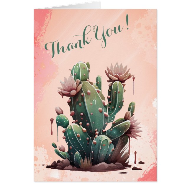 Fleurs de cactus roses poussiéreuses (Devant)