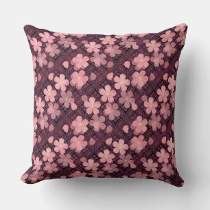 fleurs de cerisier coussin
