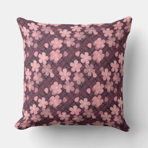 fleurs de cerisier coussin extérieur