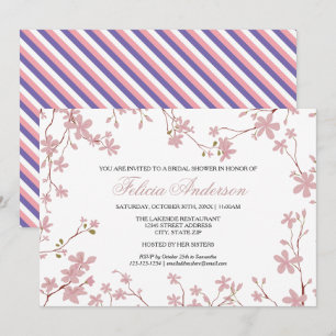 Fleurs de cerisier - Invitation à une fête de mari