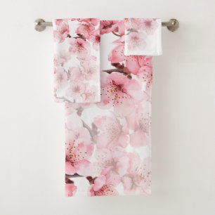 Fleurs de cerisier rose blanc