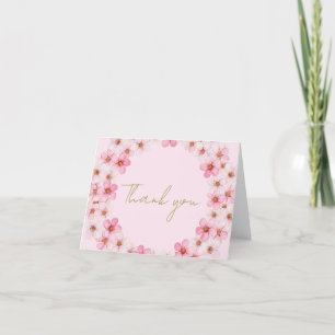 Fleurs de cerisier rose pastel magnifiques Merci
