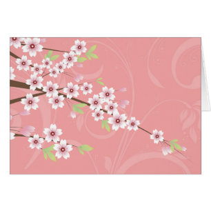 Fleurs de cerisier roses molles