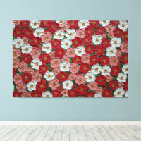Fleurs de cerisier rouges et roses – Art mural en
