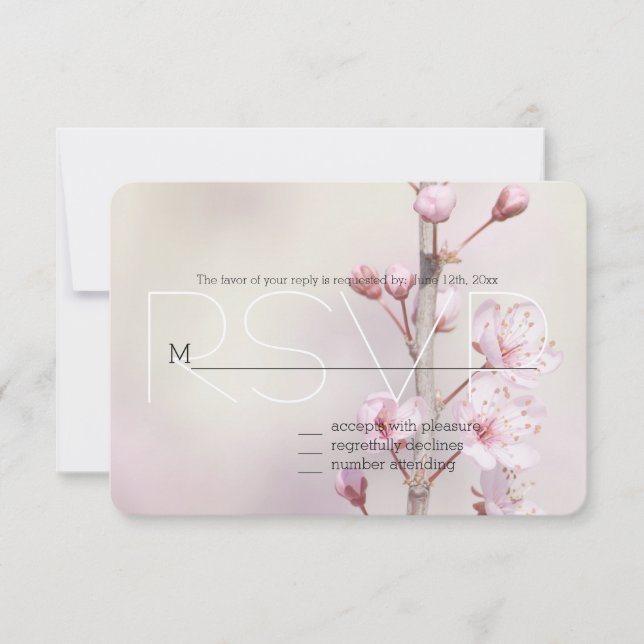 Fleurs de Cerisier RSVP (Devant)