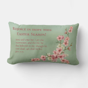 Fleurs de cerisiers en rose et Coussin d'accent Tu