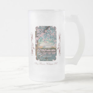 Fleurs de cerisiers Mug de bière congelée victorie