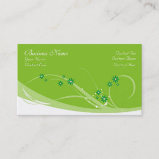 Fleurs de chaux Cartes de visite