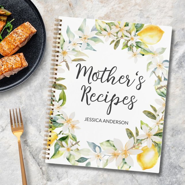 Fleurs de citrons Wreath Cuisine mère Livre de rec (In situ)