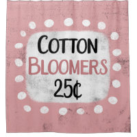 Fleurs de coton 25 Cents Rideau de douche