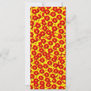 Fleurs de dahlia rouges et jaunes