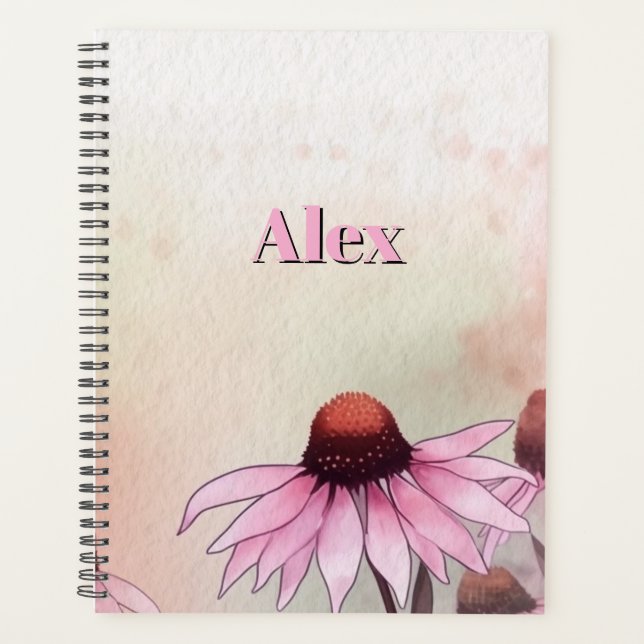 Fleurs de Dazy aquarelle moderne & personnaliser (Devant)