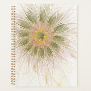 Fleurs de fantaisie fractale douces et tendres