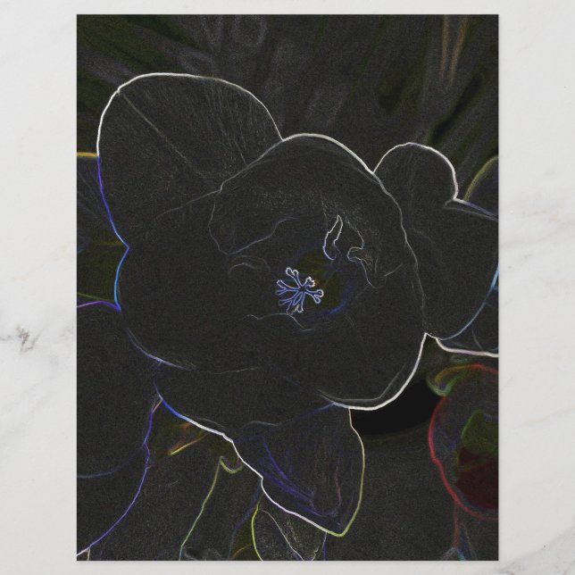 fleurs de freesia en contour (Devant)